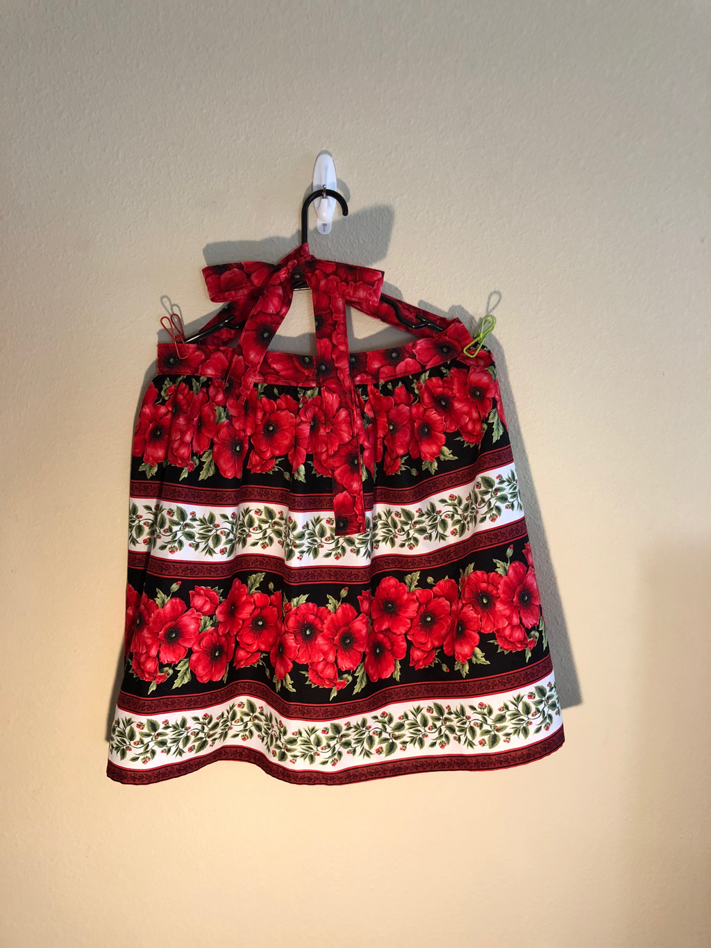 Red Poppy Apron
