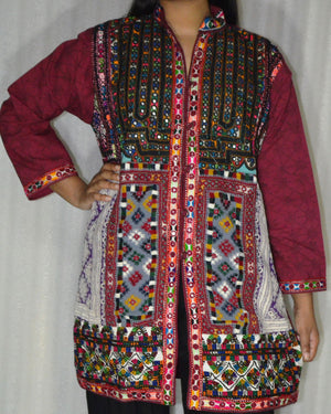 Ladies Ajrak Coat