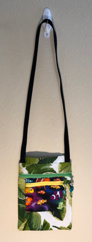 Green Leaf Tapestry Purses