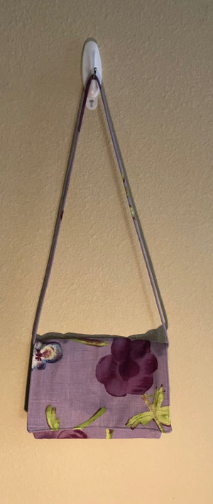 Purple Flowered Purse