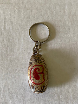 Initialed Shell Key Chains